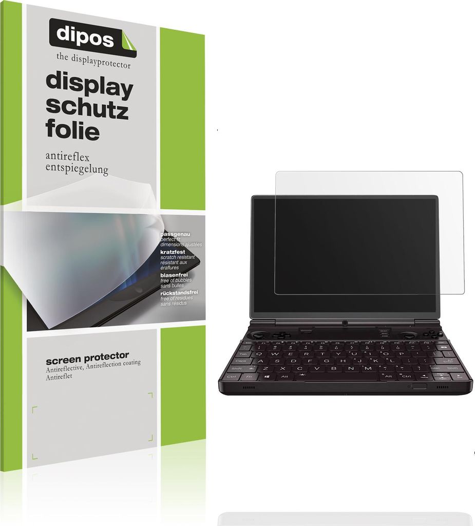 2x Schutzfolie für GPD Win Max 2 2025 Ultra matt Displayschutzfolie Folie Display Schutz dipos