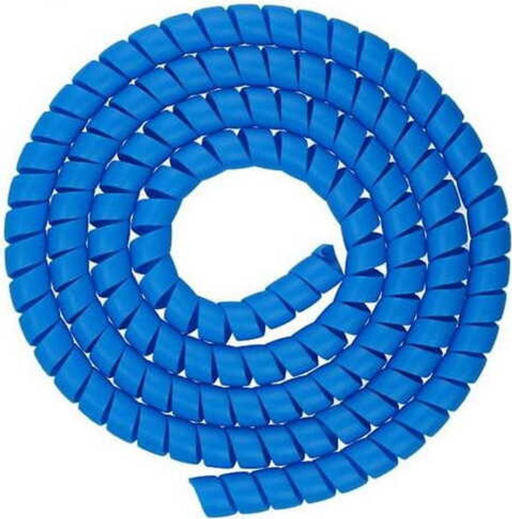 Universeller Spiralschlauch für Kabel und Leitungen des Elektrorollers - BLAU