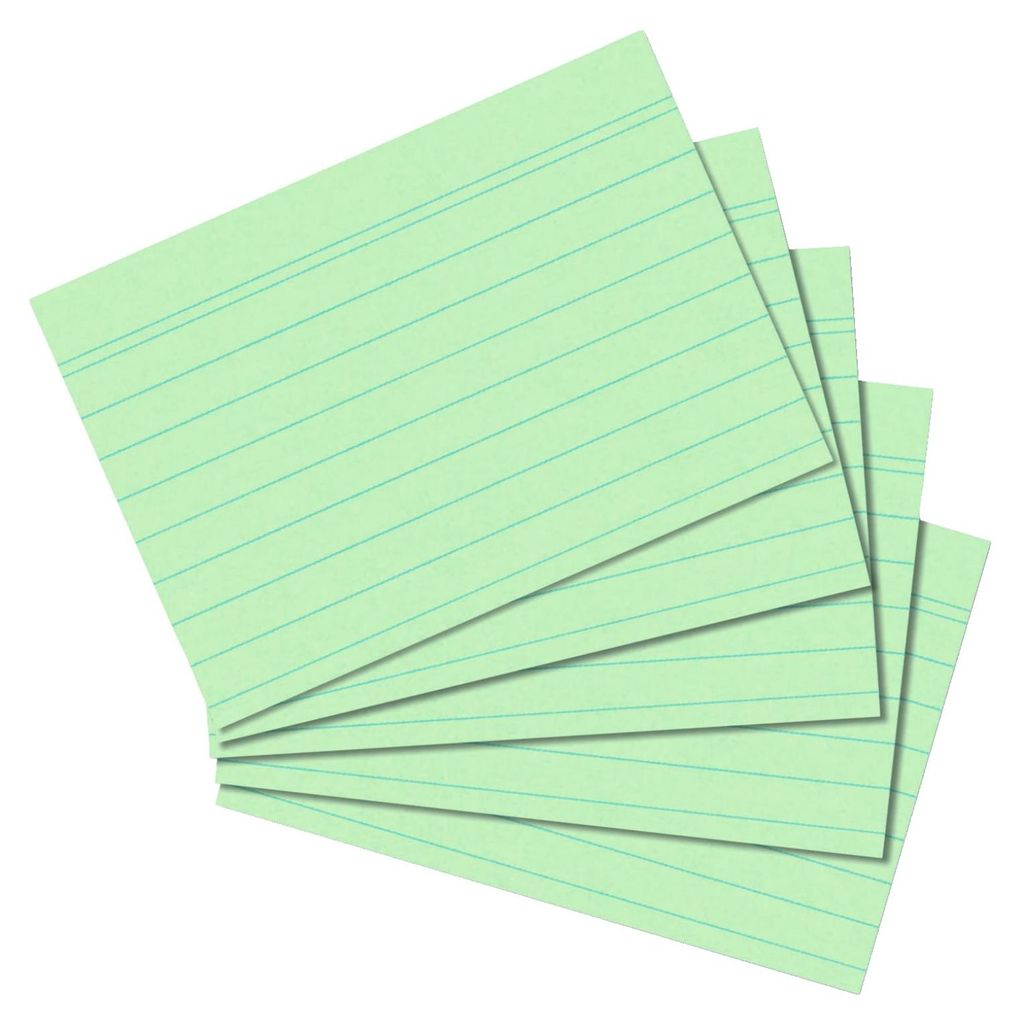 herlitz Karteikarten, DIN A7, liniert, grn Image du produit 