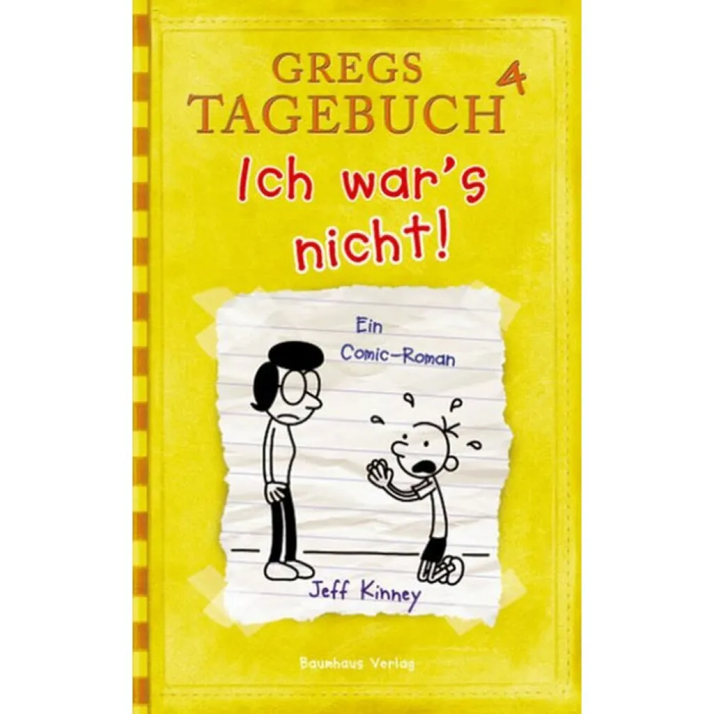 Gregs Tagebuch 04 Ich war's nicht Tome 4 Illustré Allemand Papier