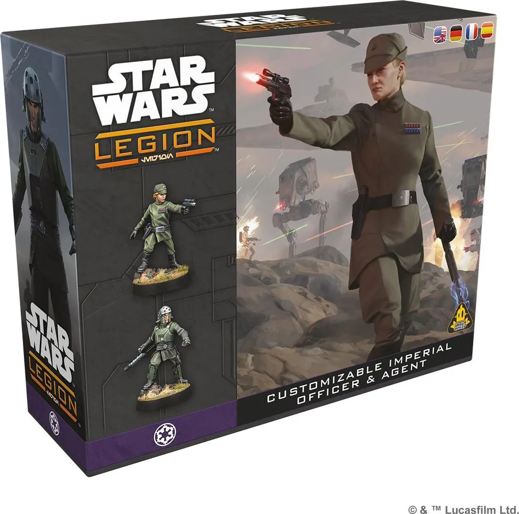 Figurine Star Wars Legion Extension Officier et Agent de Combat - 5