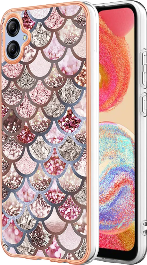 Custodia Premium per Samsung A04E | Design Caffè | Silicone TPU