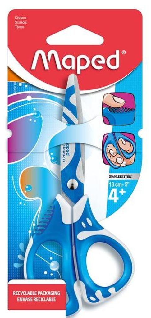Ciseaux Zenoa fit 13cm bleu MAPED Image du produit 