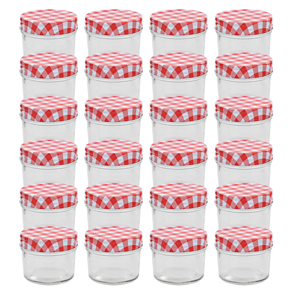 Set 24 Barattoli Vetro 110ml per Conserve e Chutney - Tappo Ermetico