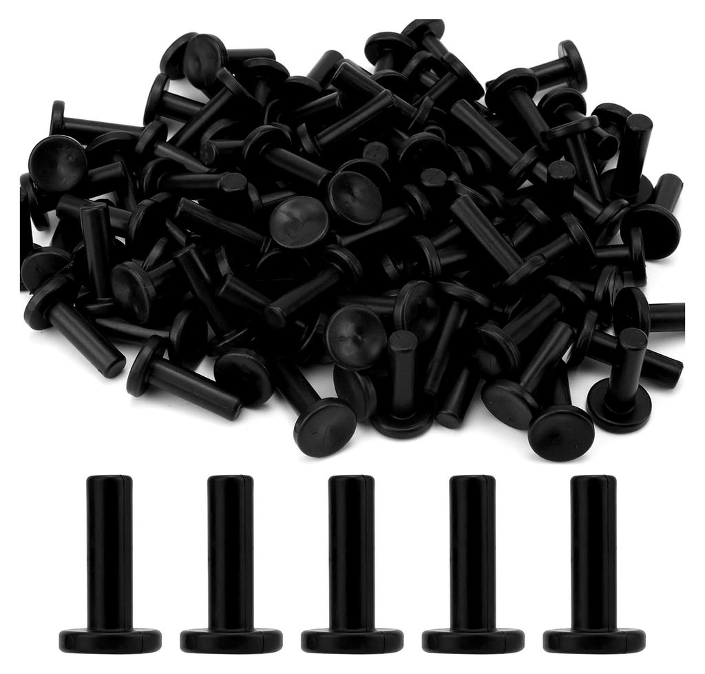 50 Stück Tropfbewässerungs-Endstopfen, 1/4" Schwarze T-Verbinder für Bewässerungsrohre