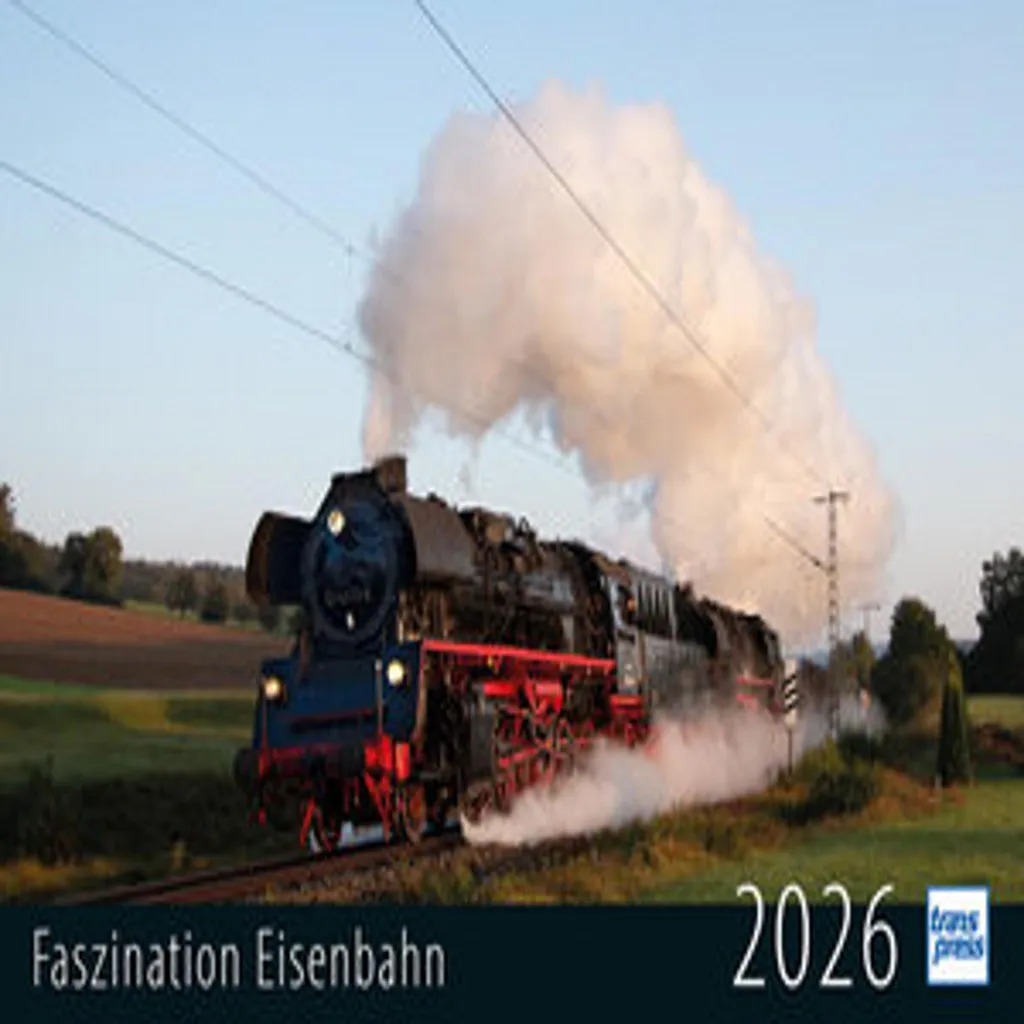 Calendrier Photo Trains 2026 - Décoration Murale Ferroviaire Format A3