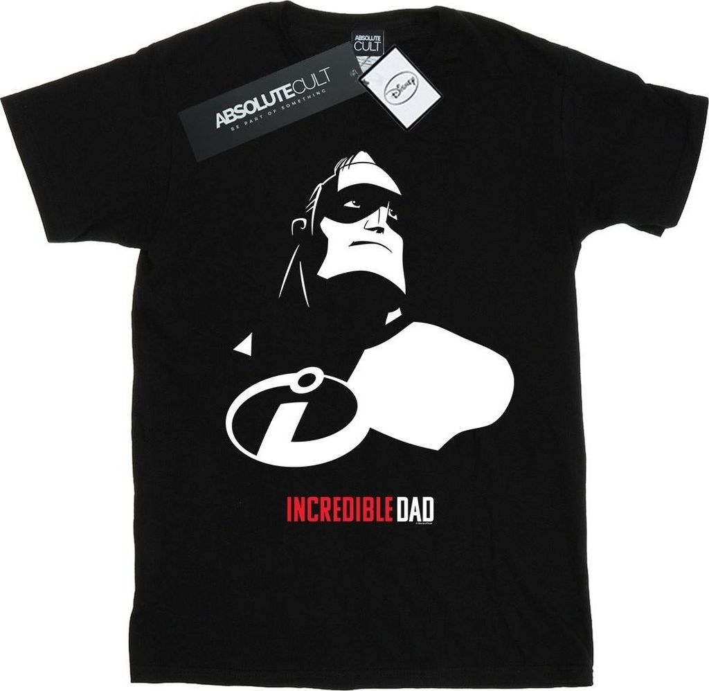 Disney - "The Incredibles Incredible Dad" T-Shirt für Herren BI51565 (S) (Schwarz)