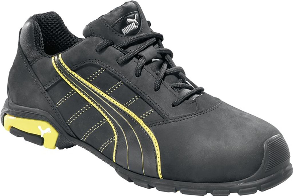 Sicherheitsschuh Ams.Low Gr.39 schwarz/gelb Leder S3 SRC EN20345 PUMA
