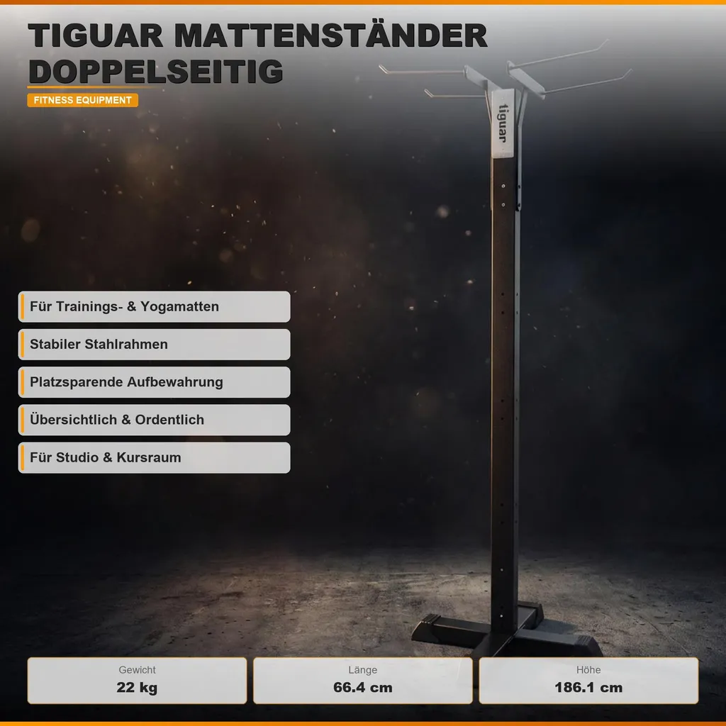 Support tapis tiguar double face : Solution de rangement gain de place - 5