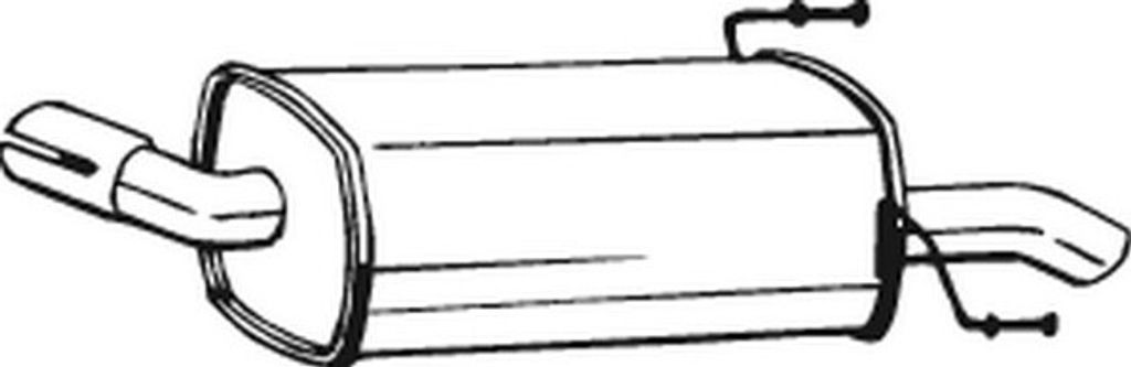 Bosal Endschalldämpfer 185-099