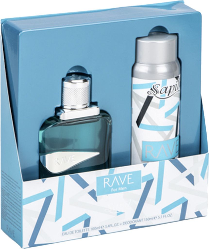 Sapil Rave for Men EDT 100ml + Deodorant 150ml Geschenkset