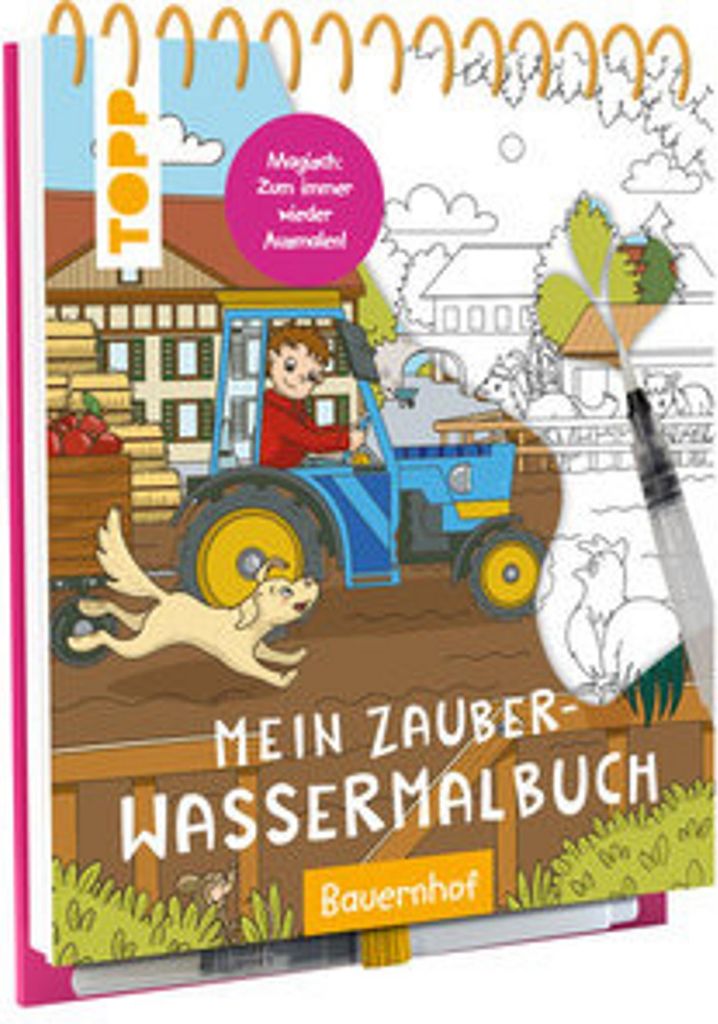 Mein Zauber-Wassermalbuch Bauernhof Produktbild 