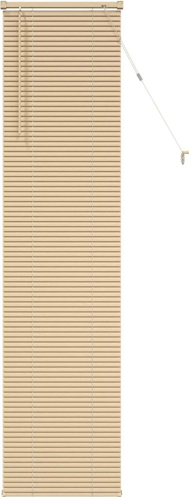 vidaXL Venetianer Jalousie Hellbraun mit Muster 213 x 60 cm PVC