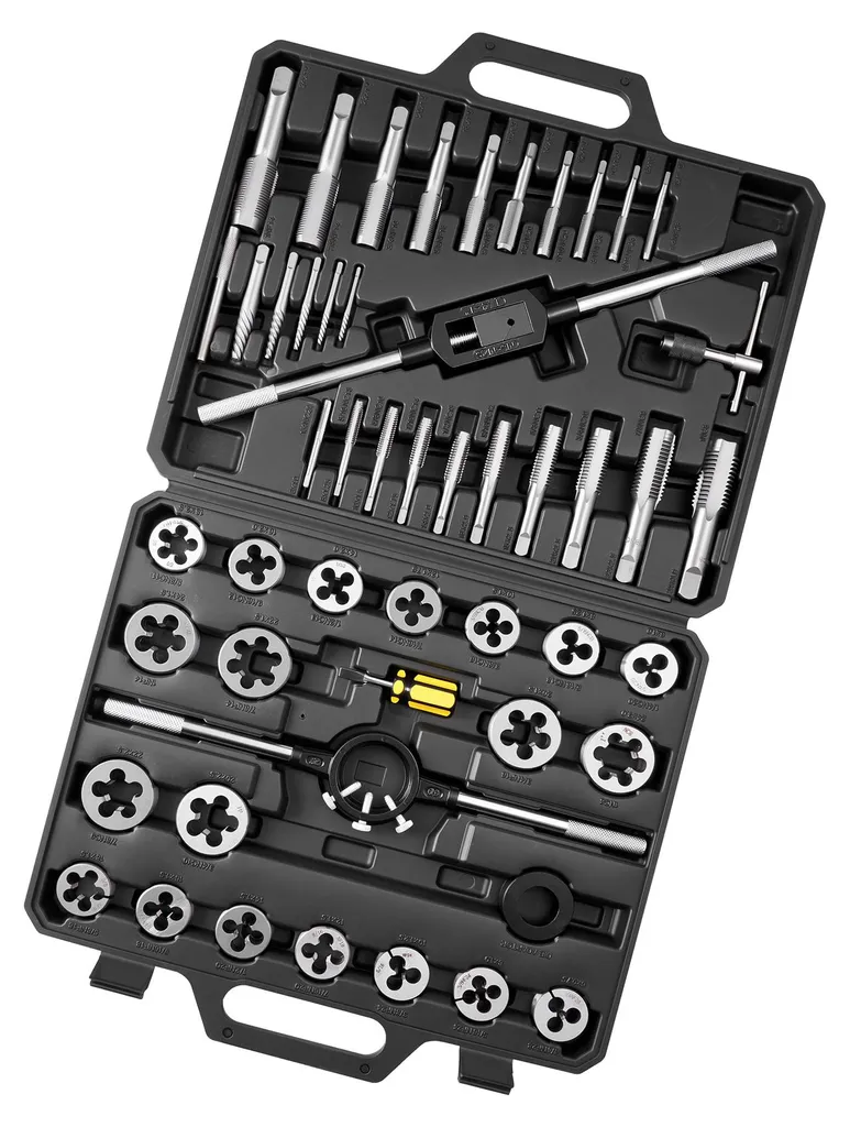 Set de taraudage métrique M6-M24 pour mécanique et restauration auto 51pcs