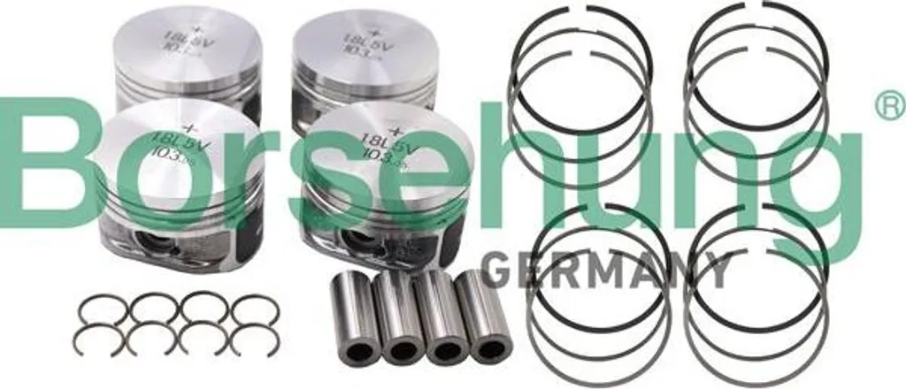 Jeu de Segments de Piston Haute Qualité OE 058107065J pour Audi et SEAT