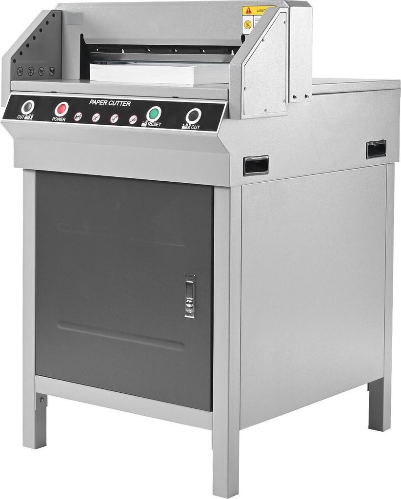 Elektrischer Papierschneider, Hochleistungs-Metallpapierschneidemaschine, 450 mm Schnittbreite, 40 mm Schnittstärke, elektrischer Guillotine-Schne...
