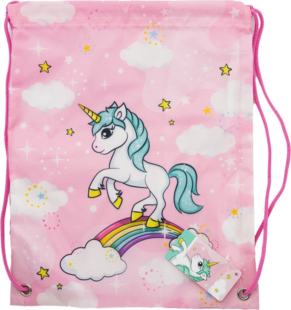 Einhorn Regenbogen Lunch Bag Sportbeutel Sporttasche Turnbeutel Schuhbeutel