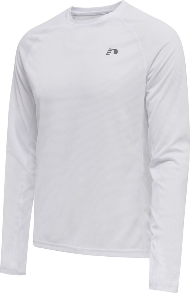 Newline Core Running Herren Langarm Longsleeve T-Shirt Laufshirt L/S weiß 510103-9001, Größe:XXL