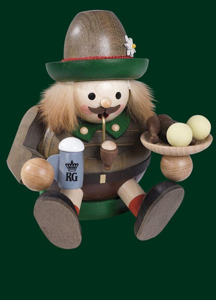 Räucherfigur Bayer mit Maßkrug Höhe= 14cm NEU