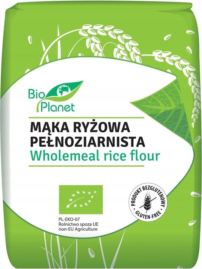 GLUTENFREIES -VOLLKORNRISMEHL 1 kg –  PLANET Produktbild 