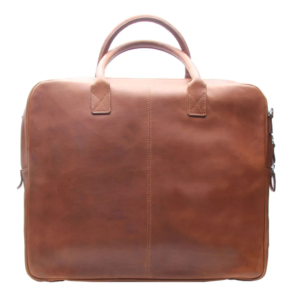 Sacoche ordinateur Esquire Dallas Briefcase brun pour cadre et expert