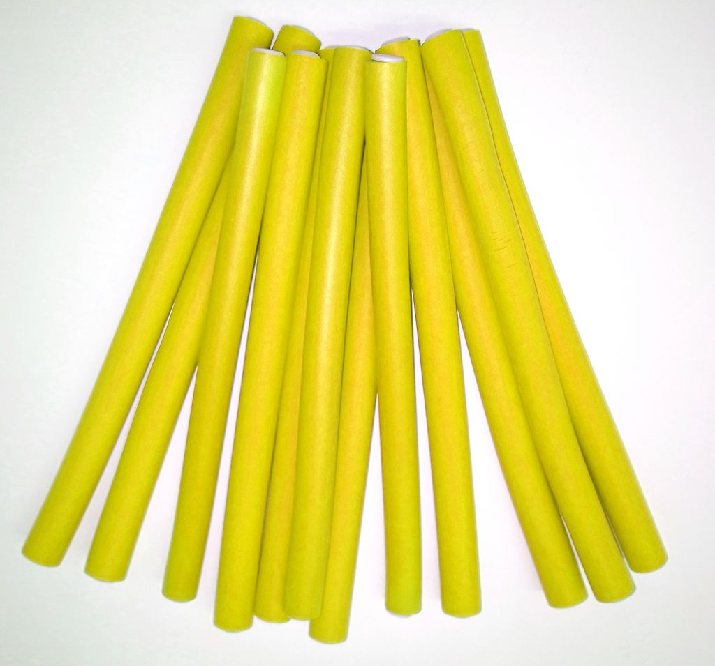 FP Flex-Wickler - Papilotten - ca. 10 mm Ø gelb, 12 Stck. Produktbild 