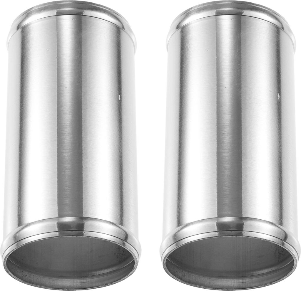 76mm 3" OD 6" 152mm Länge Universal Auto Aluminiumlegierung Ladeluftkühler Rohr Gerade Ansaugrohr - Packung mit 2