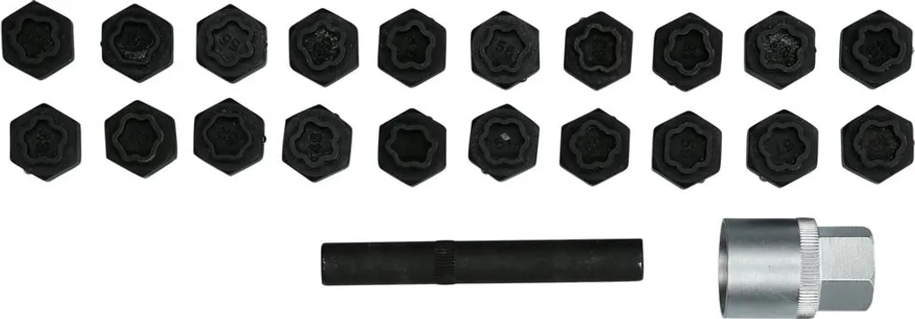 Kit complet de démontage pour écrou antivol BMW - Protection jantes - 10