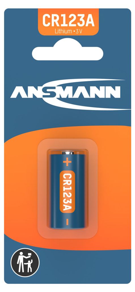 ANSMANN CR123A (3V) Lithium Batterie Fotobatterie Produktbild 