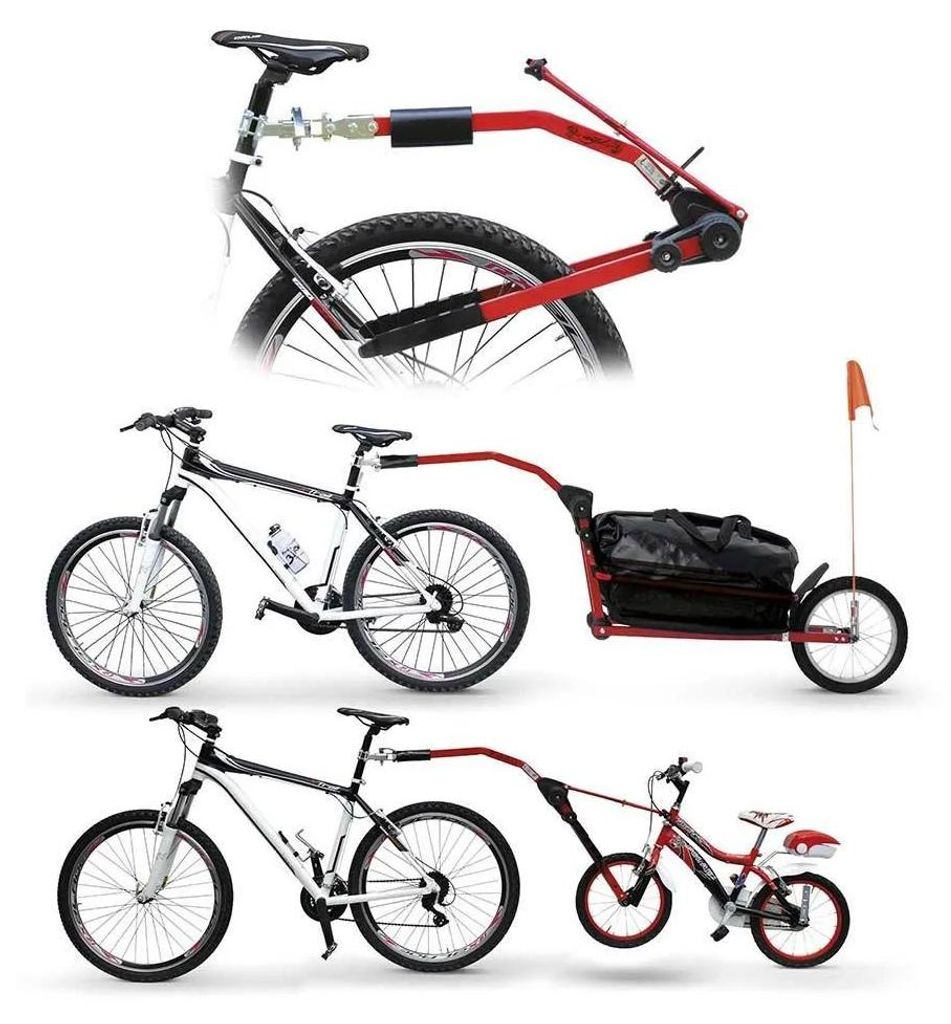 Peruzzo Child Bar Fahrradanhänger Rot  Junge Rot One Size Produktbild 