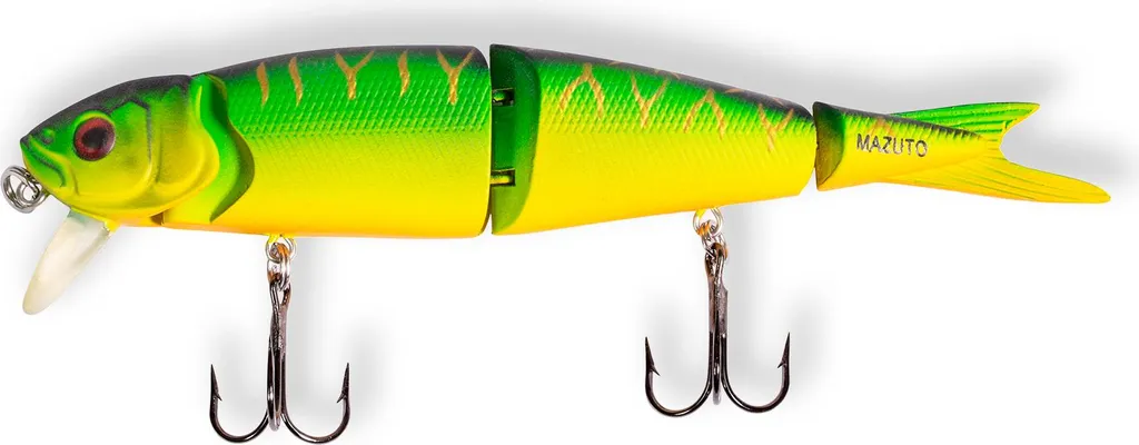Leurre pour Pêche du Brochet Mazuto 140mm Matt Tiger Green PH-MAZ140GR