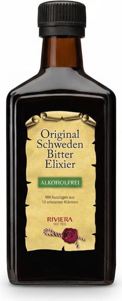 RIVIERA Original Schwedenbitter Elixier alkoholfrei 500 ml Produktbild 