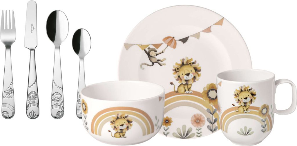 Villeroy & Boch Detská súprava riadu Roar like a Lion 7 ks Obrázok produktu 