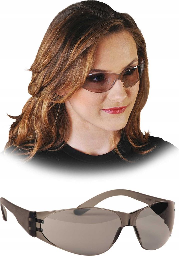 Lunettes de protection / Gris acier / MCR-CHECKLITE-SS Image du produit 