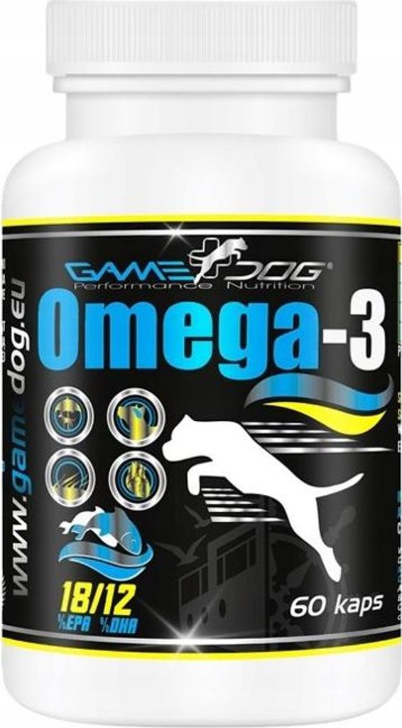 GAME DOG Omega-3 - nahrungsergänzungsmittel für hunde - 60 tabletten
