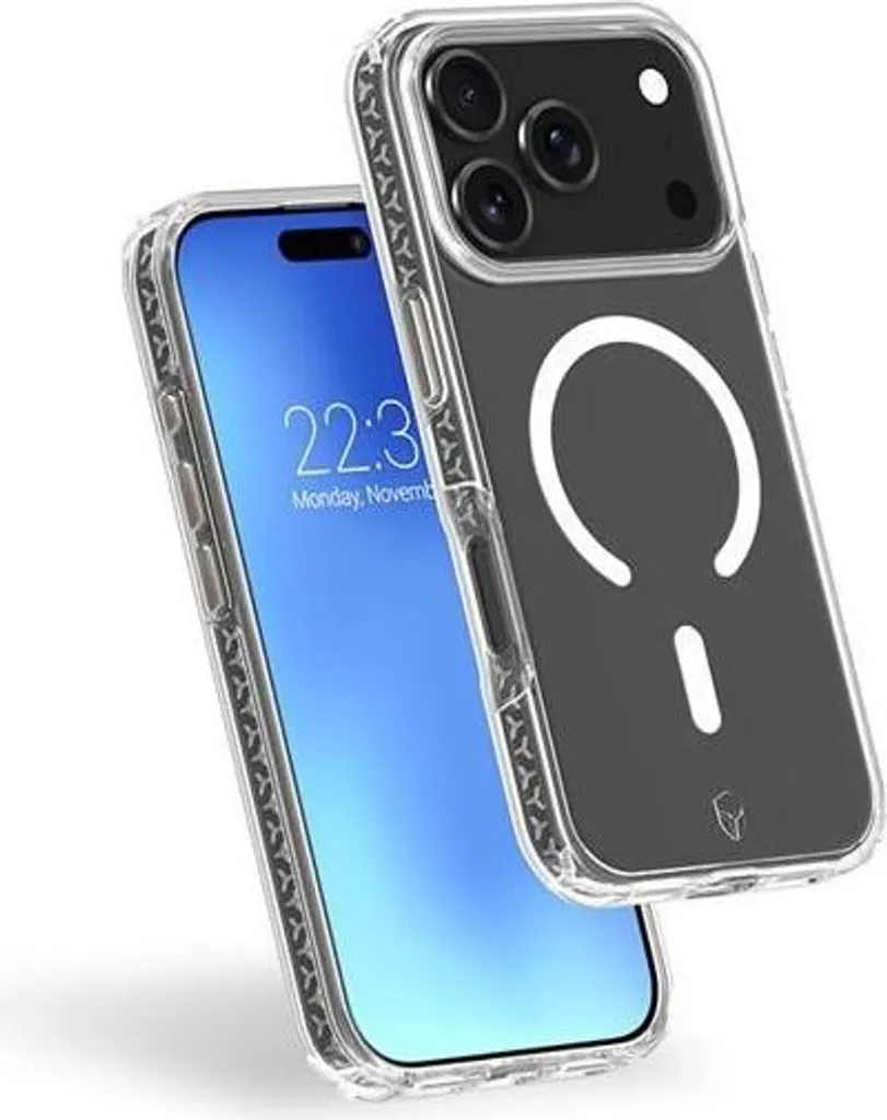 Custodia per iPhone 17 Pro Max, MagSafe, riciclata, trasparente, FC Air Xtrem