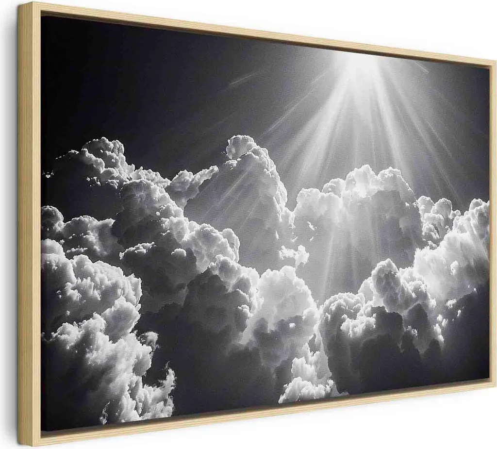 Quadro Tradizionale su Tela 60x40 Raggi di Sole - Arte Ispiratrice
