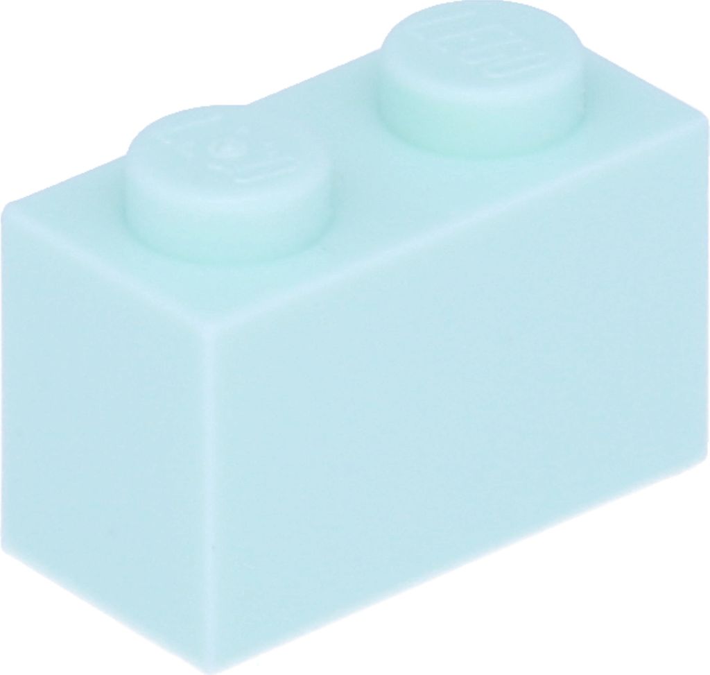 Lego 1 Stück 3004 Stein Brick 1x2 Part Basic Steine 1 Helles Aqua