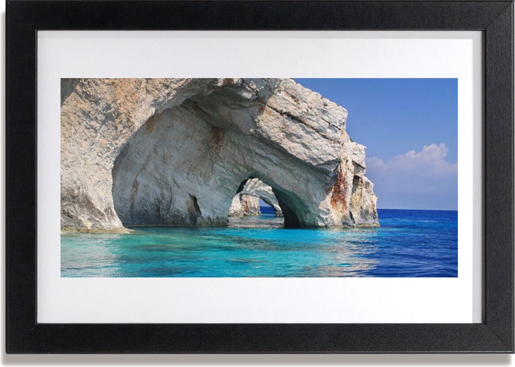Bild 30x20 MDF-Rahmen Wandkunst Meer See-Wasser-Landschaft Produktbild 