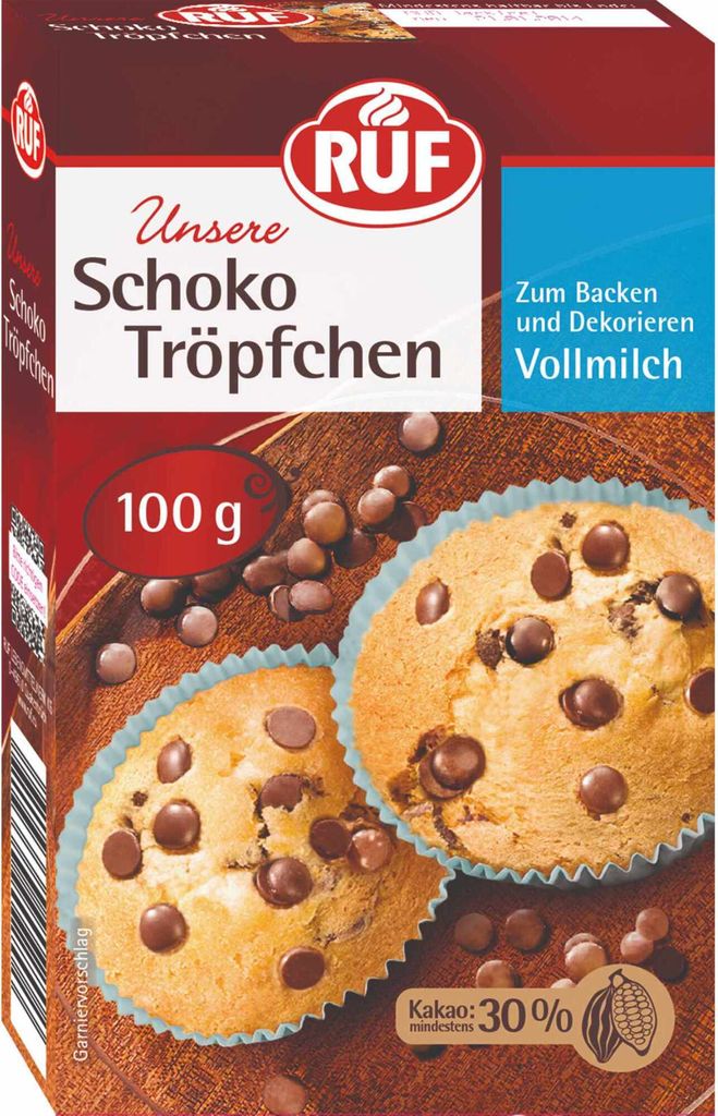 RUF Chocoladevlokken, volle melk Productafbeelding 