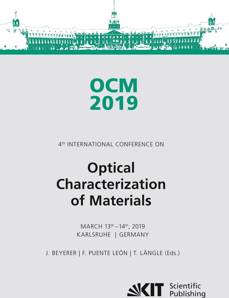 OCM 2019 - Optical Characterization of Materials : Conference Proceedings