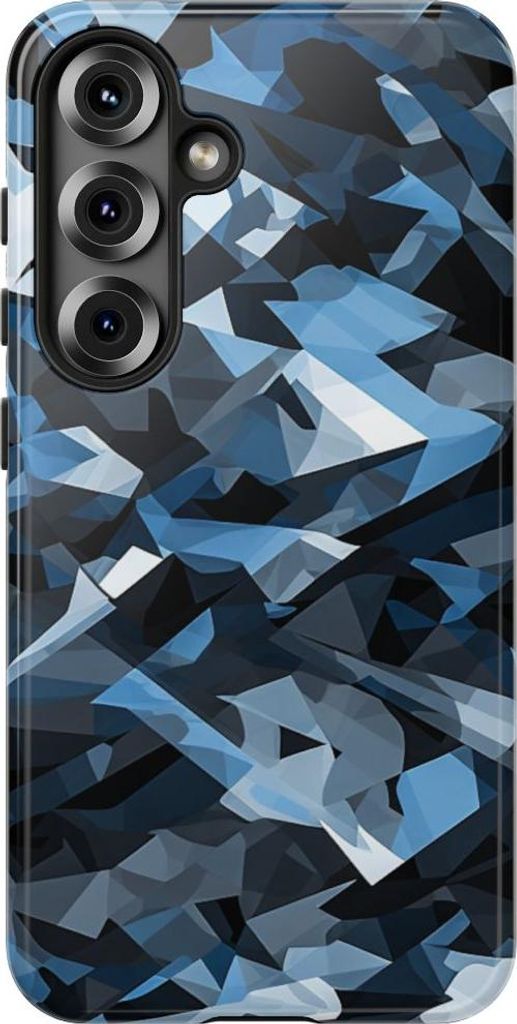 Urbanes Tarnmuster mit geometrischen Formen – Hülle Kompatibel mit Samsung Galaxy S25