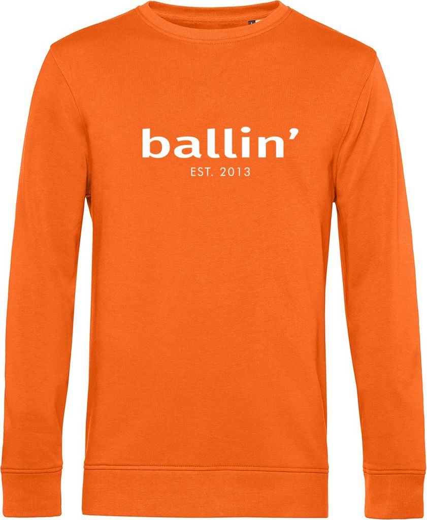 Ballin Est. 2013 Basic Sweater Orange - Große S
