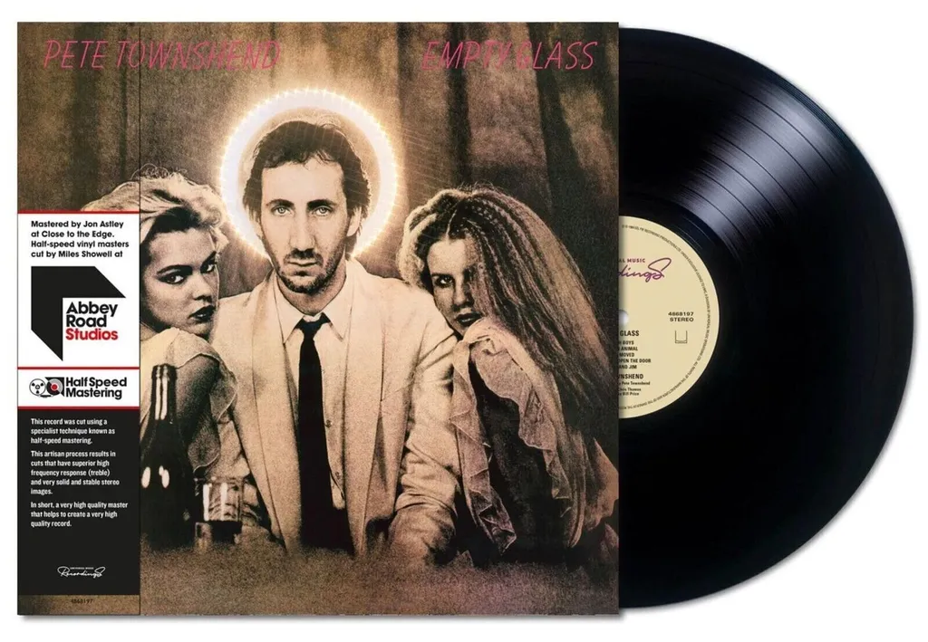 Disque Vinyle Pete Townshend Empty Glass Album Solo Rock Edition Limitée