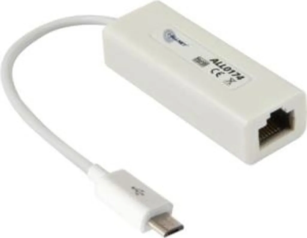 Réparer Port LAN Cassé avec Adaptateur Ethernet ALLNET ALL0174 Micro USB
