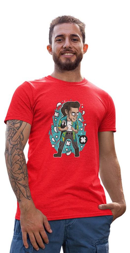D&B Uni Polo PC00027 Ace Ventura Rot-Größe XL