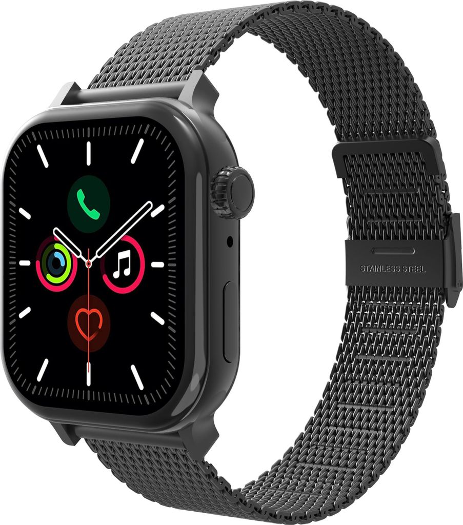 Cazy Uhrenarmband geeignet für Apple Watch Band (Silksteel) – Smartwatch-Armbänder – Universelles Armband geeignet für Apple Watch 38/40/41/...