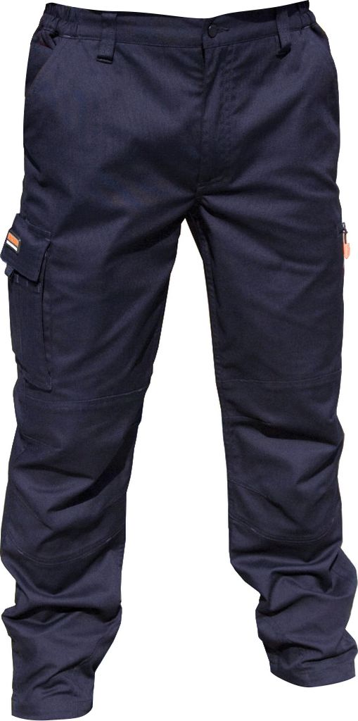 Result Herren Stretch-Arbeitshose, Beinlänge 86 cm BC2797 (96 cm) (Marineblau)
