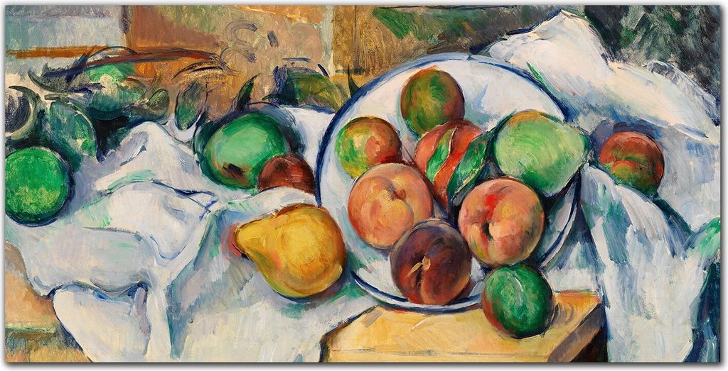 Coloray Bild aus Leinwand 140x70 Leinwand Dekoration - Tischecke Cézanne