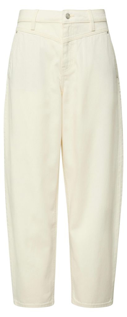 s.Oliver Damen Jeans aus Denim High Rise Barrel Leg Relaxed Fit Ankle-Jeans